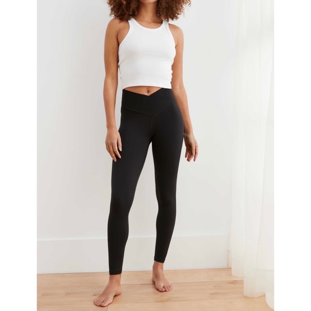 Aerie OFFLINE Real Me High Waisted Crossover Leggings